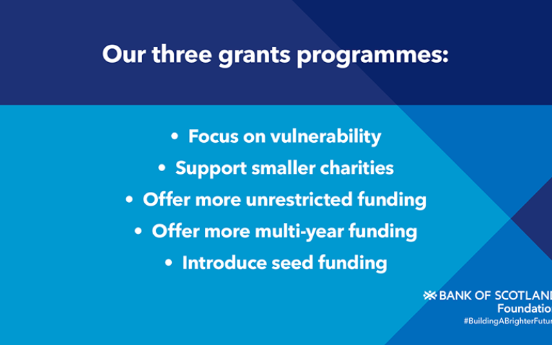 Describing 3 grant programmes