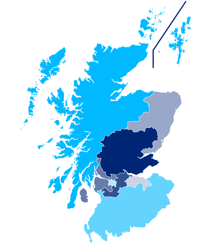 Map of Scotland